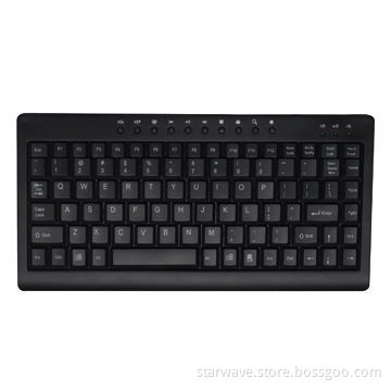 Computer Mini Wired Keyboard with 1.38m Connection Port/USB Cable